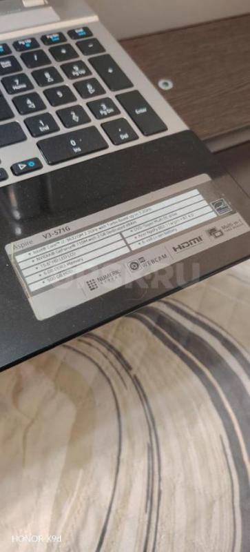 Ноутбук асер в хорошем состоянии, аккумулятор новый, держит, работает стабильно, процессор i7, видео - Орск