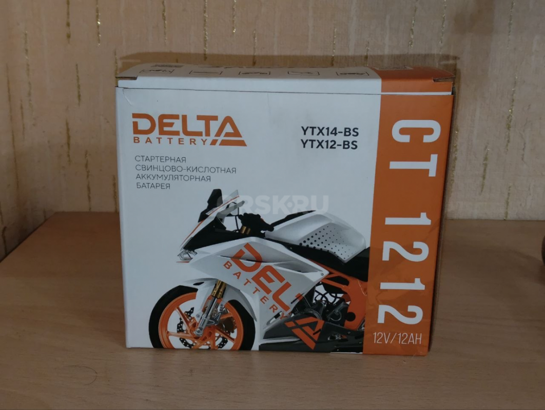 Аккумулятор Delta 1212 прямая полярность. - Орск