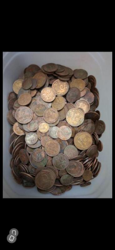 Продам монеты СССР от 1960 - 1990года, 1, 2, 3, 5, 10, 15, 20 копеек в количестве 550шт. - Орск