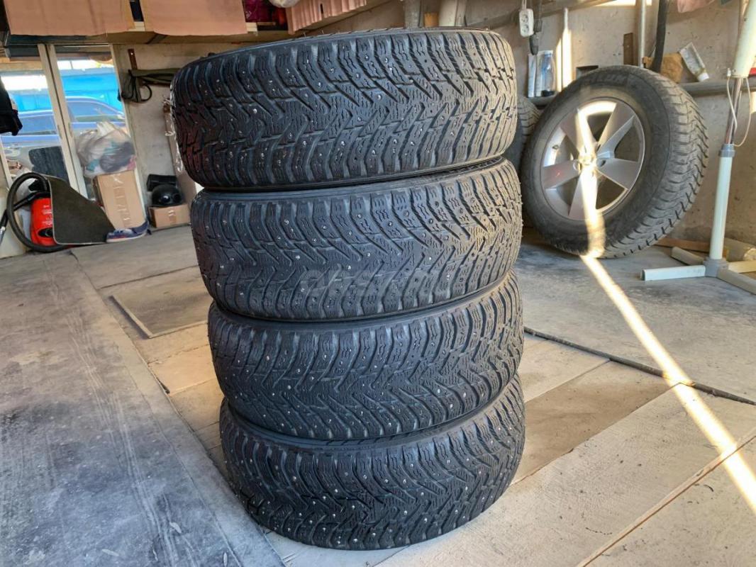 Продам шипованную резину NOKIAN HAKKAPELITTA 8 в отличном состоянии. - Орск