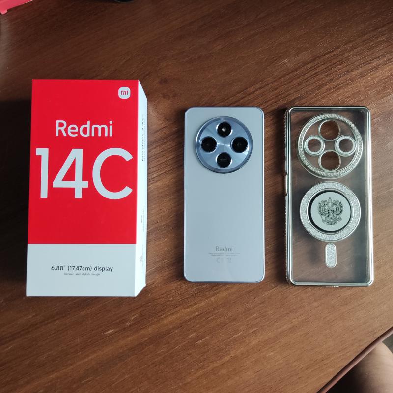 Продам новый телефон Redmi 14 C + в подарок новый чехол. - Новотроицк