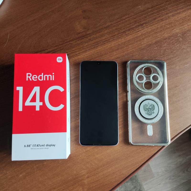 Продам новый телефон Redmi 14 C + в подарок новый чехол. - Новотроицк
