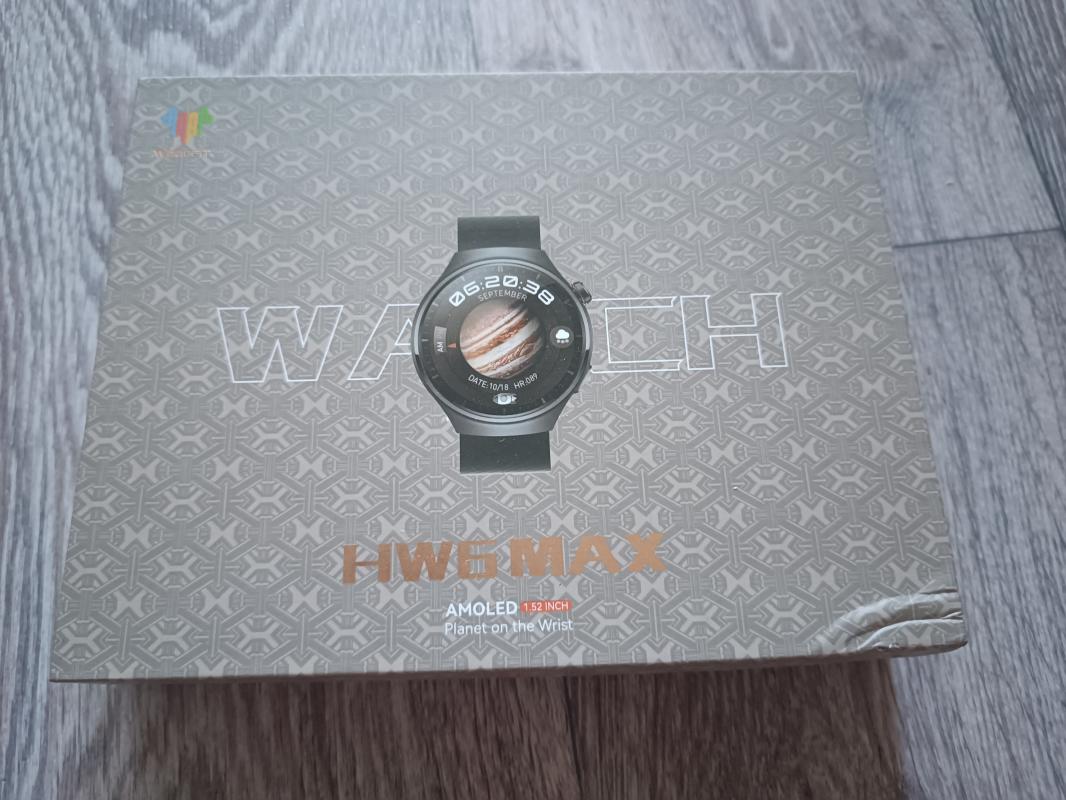 Продам смарт-часы HW6MAX в отличном состоянии, в комплекте зарядник, несколько браслетов. - Гай